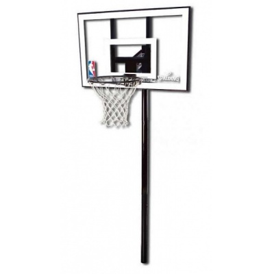    Spalding Silver Rectangle Polycarbonate 44 In Ground