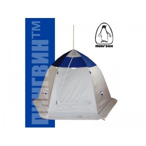 Зимняя палатка для рыбалки Пингвин Пингвин 3.5 (2-сл.) бело-синяя