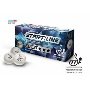 Мячи Start Line 40+EXPERT 3 star (ITTF) 10 штук