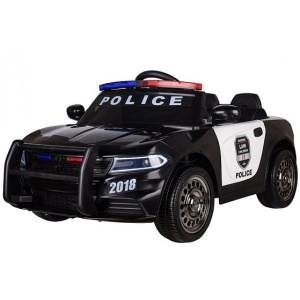 Электромобиль Barty Dodge Police Б007OС черно-белый