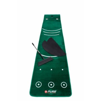      Pure2Improve Putting Mat Including Broom