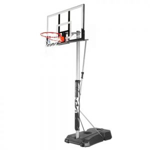 Мобильная баскетбольная стойка Spalding Silver Portable Аcrylic 52"