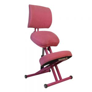 Коленный стул Takasima СК 2-2Г с газлифтом (розовая рама)