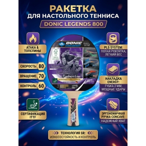 ���������������� ������� Donic Legends 800