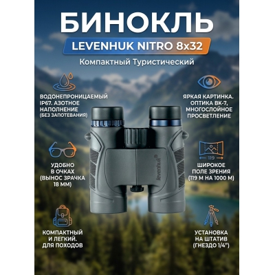 ������� ������� Levenhuk Nitro 8x32