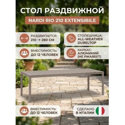 ���� ��� ���� Nardi Rio 210 Extensibile