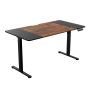 Стол компьютерный ZONE 51 e-Freeflow 140x75 Dark Wood-Black