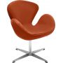 Кресло BRADEX HOME SWAN STYLE CHAIR терракотовый, искусственная замша
